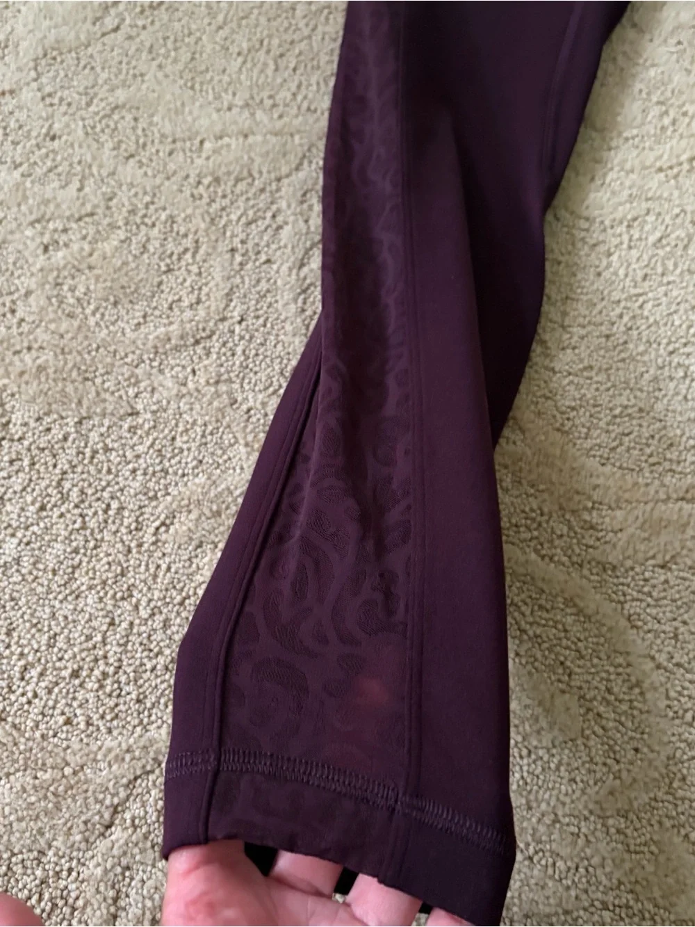lululemon athletica Plum/Burgundy Leggings